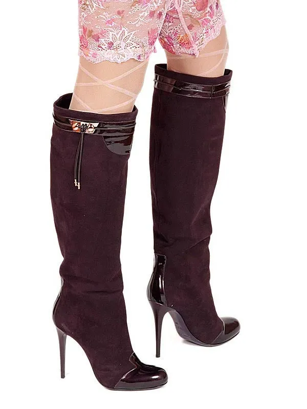 1432 GML Violet Boots-Violet