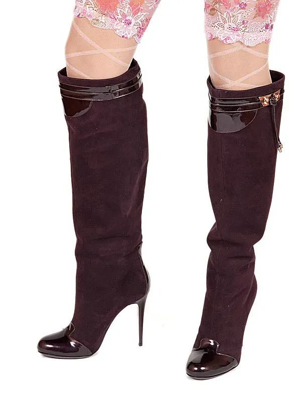 1432 GML Violet Boots-Violet