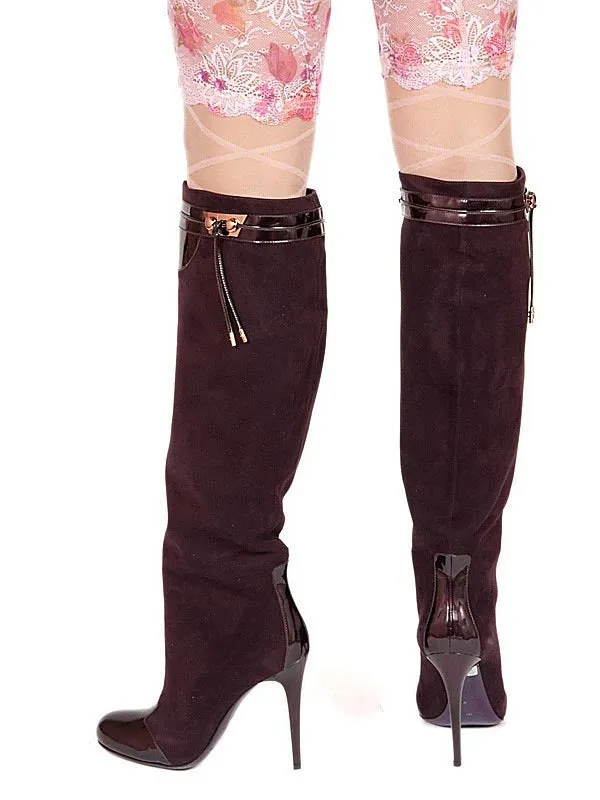 1432 GML Violet Boots-Violet