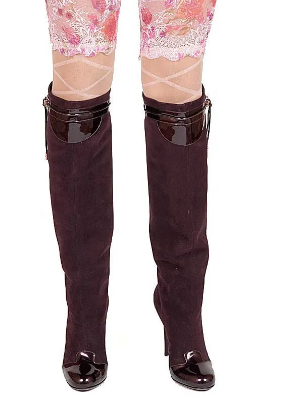 1432 GML Violet Boots-Violet