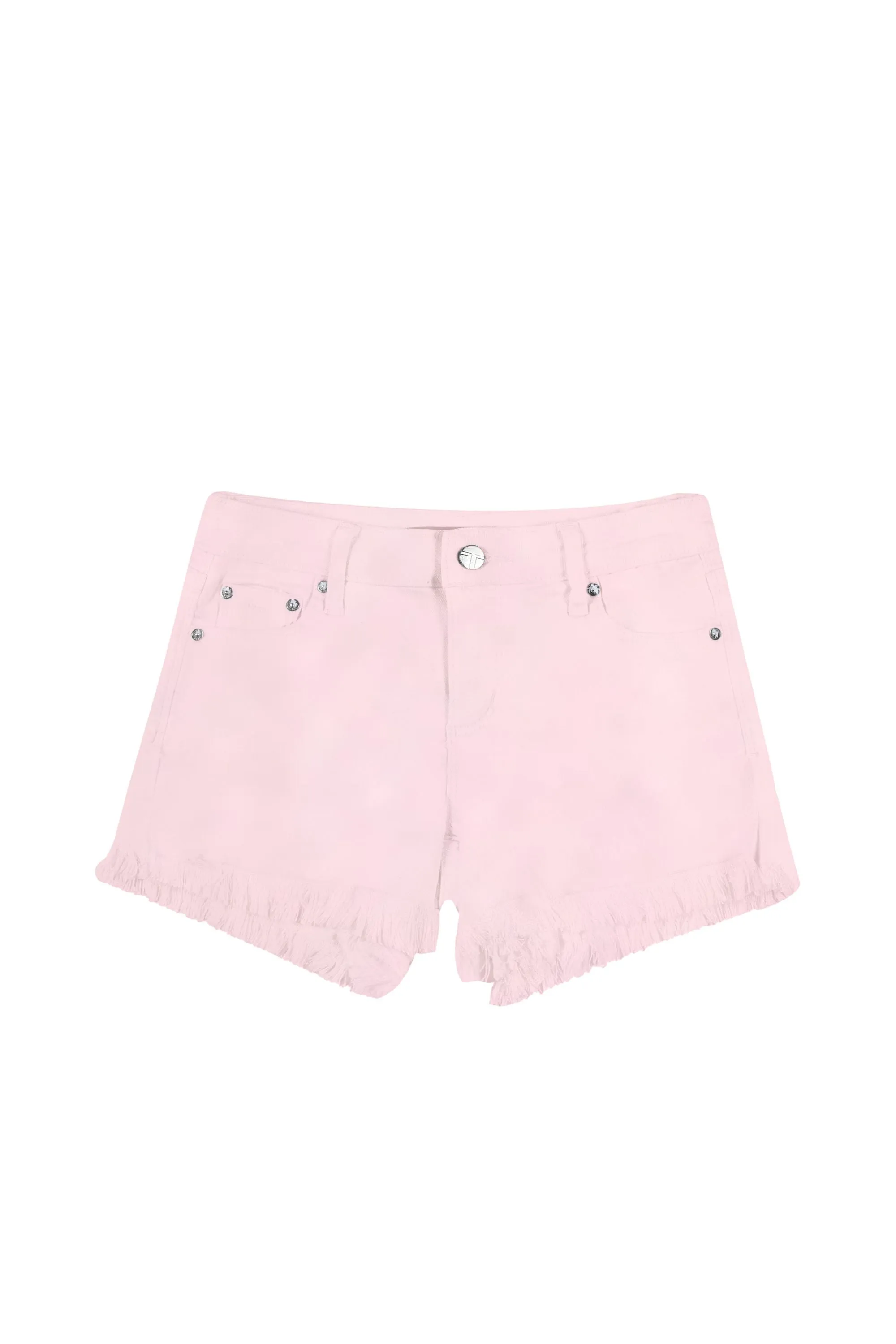 5 Pocket Basic Fray Hem Shorts 2.5 Inseam