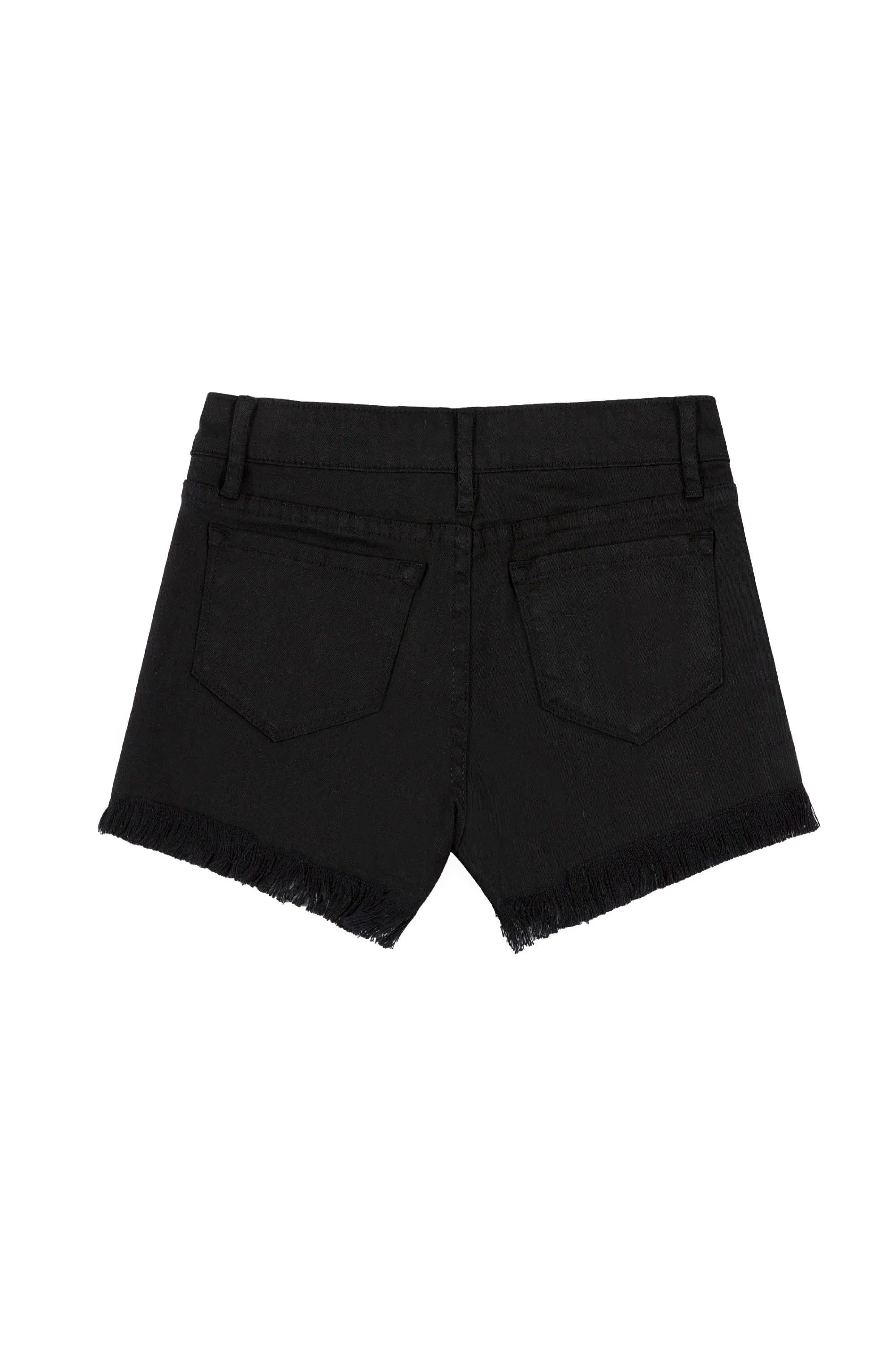 5 Pocket Basic Fray Hem Shorts 2.5 Inseam