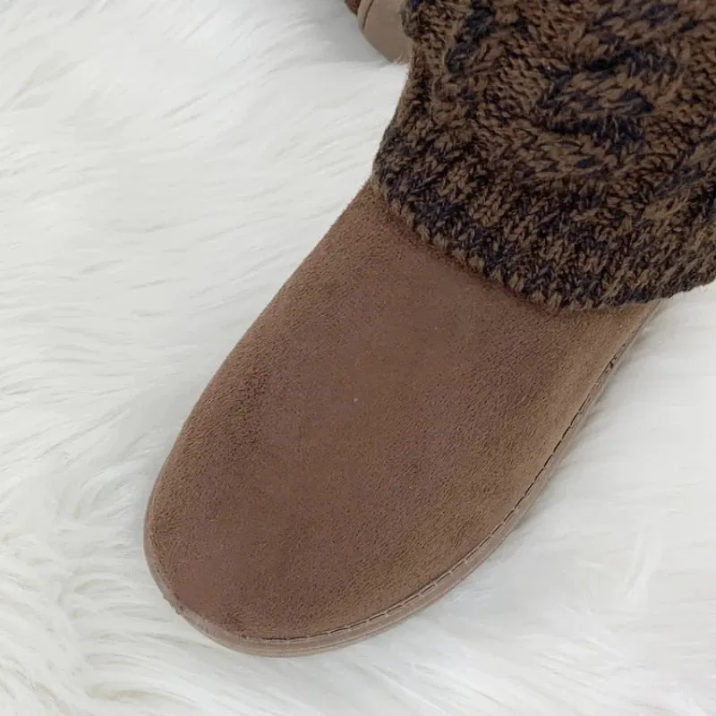 Dyavor Outdoor Orthopedic Winter Boots For Women Suede Ankle Shoes