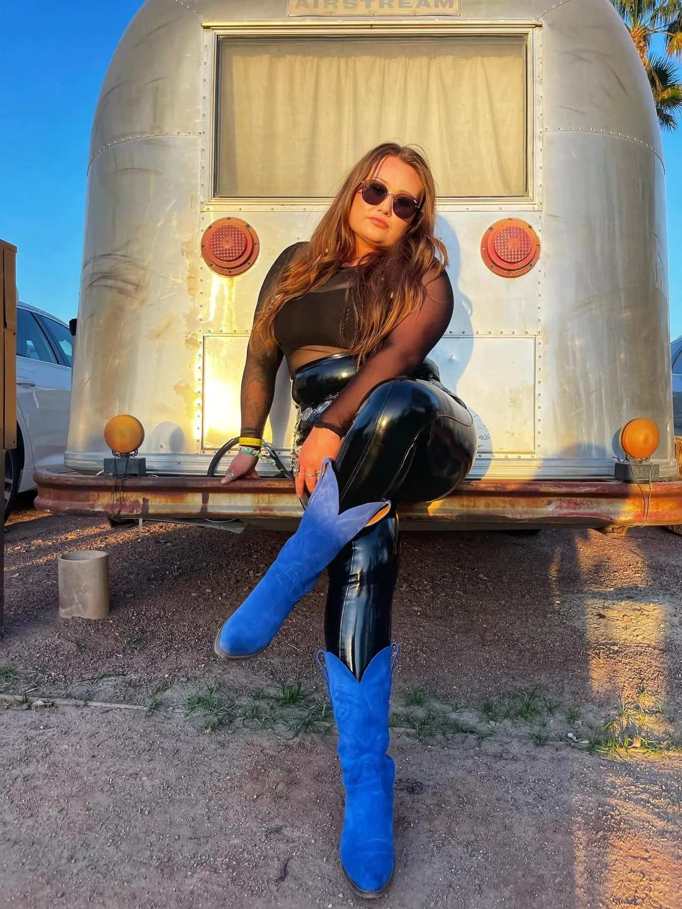 Homeward Bound Electric Cobalt Blue Suede Boots (DS)
